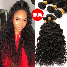 NEW 100% Virgin 9A Brazilian Human Hair Extensions Kinky Curly 3 Bundles Weft UK