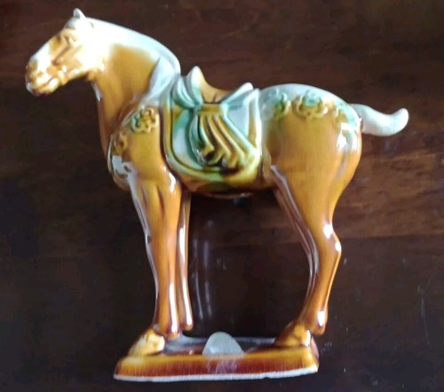 Vintage chinese horse - vintage,