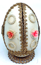 Hand Decorated Real Goose Egg