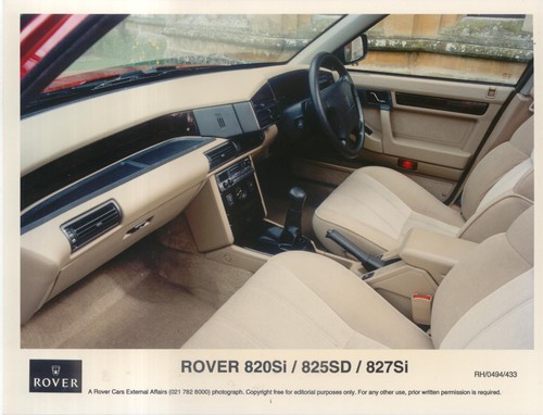 Rover 820si 825sd 827si - rover,
