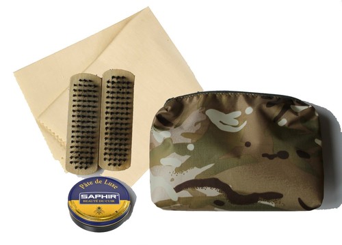 Deluxe army boot cleaning kit - army,
