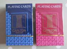 CARLTON PLAYING CARDS X 2 CAPRICE BRIDGE POKER CANASTA - STILL SEALED