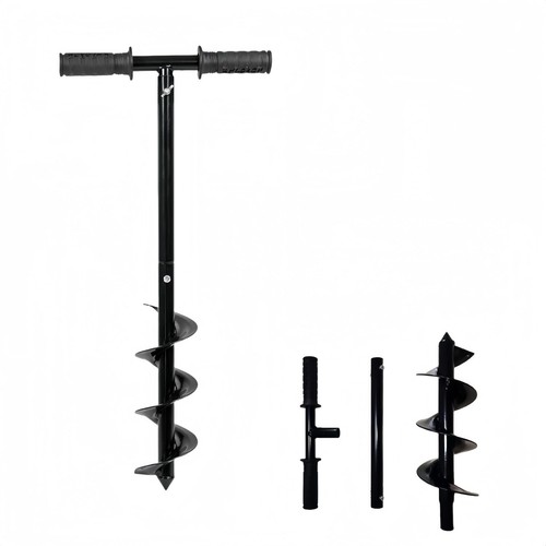 Fence post auger hole - fence,