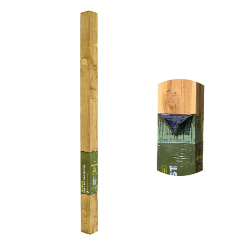 Postsaver rot protected wood - rot,