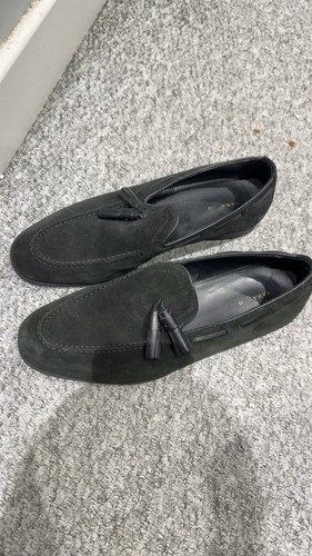 Zara mens black tassel suede - mens,