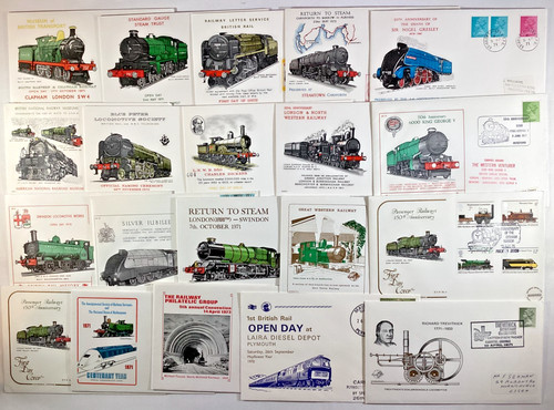 Railway fdc various - fdc's,
