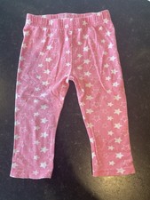 Pink Star Leggings (12-18