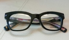 black Lanvin eyeglasses - new