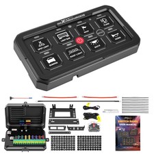 Heavy Duty 8 Gang Blue Control