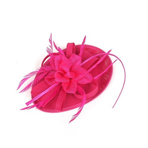 Fascinator round women large - fascinator,