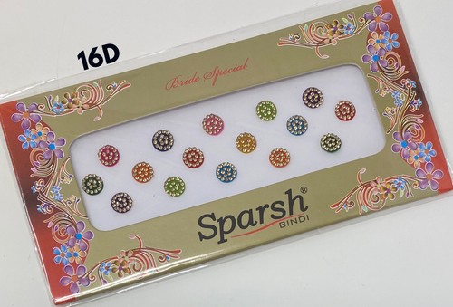 Multicolour gem bindi - x,