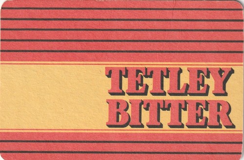 Beer mat tetley brewery - beer,