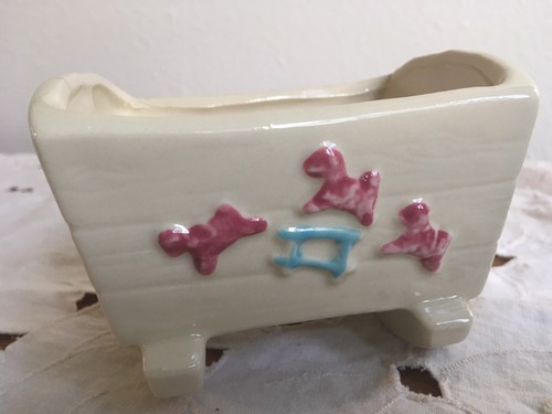 Vtg ceramic baby - vtg,