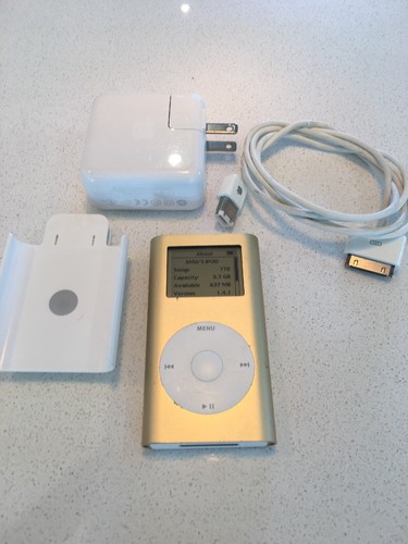 Apple ipod mini gold first - apple,