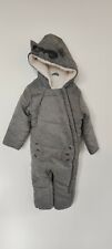 Unisex Grey Racoon Snowsuit (Tiny Baby-18mths)