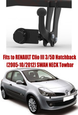 Swan Tow Bar For RENAULT Clio III 3/5D Hatchback (2005-2012) &  NO ELECTRIC R022