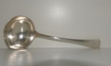 Georgian silver sauce ladle