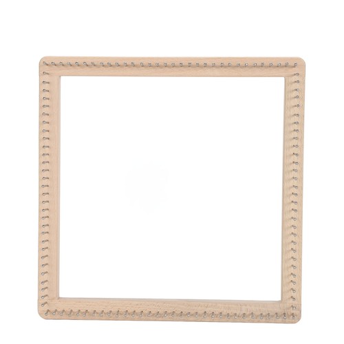 Square wooden knitting loom - square,
