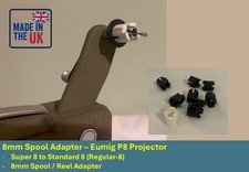 Eumig P8 Reel Adapter / Super 8 to Standard 8 (Regular-8)/8mm Spool
