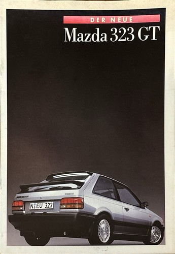 Mazda 323 brochure - mazda, gt
