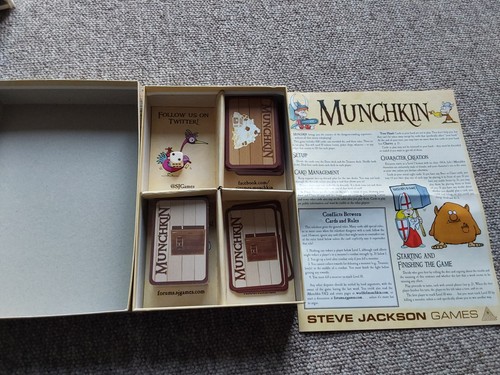 Munchkin card game - card, 1st
