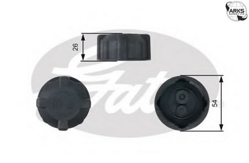 Gates radiator cap rc202 - gates,