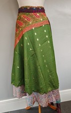 Plus Size Wrap Skirt Indian