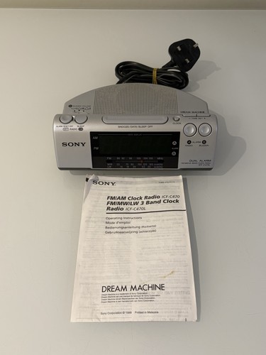 Sony icf c470l dual alarm - dual,