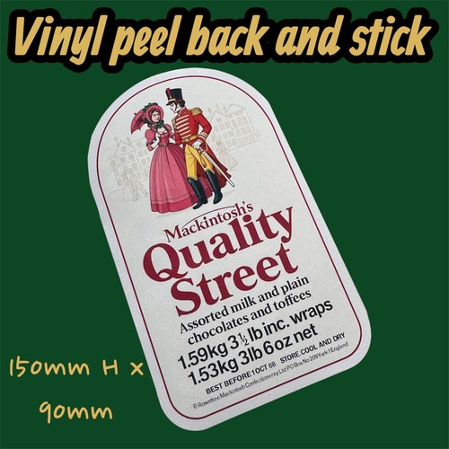 Quality street chocolate jar - quality,