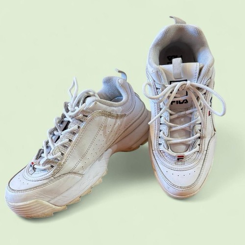 Pre loved women white fila - pre-loved,