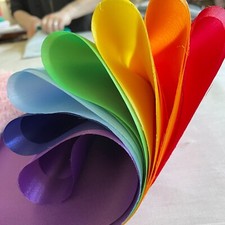 Rainbow 7 color mix puffy