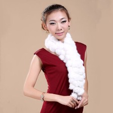Women Ladies 100% Real Rabbit