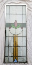 Large Art Nouveau Design, Double Glazed Stained Glass Pane..