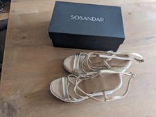 SosandarChampagne Gold Leather