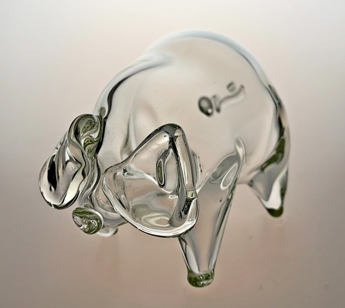 Unusual hollow blown czech - hollow,