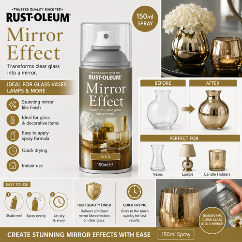 Rust oleum mirror effect - mirror,