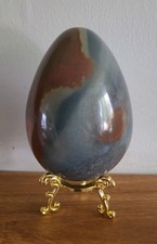 Polychrome jasper egg stand - jasper,