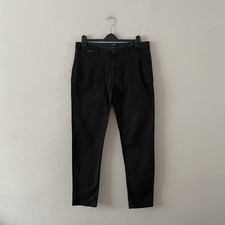 SCOTCH & SODA STUART CHINOS - W34 L32 - BLACK - TROUSERS