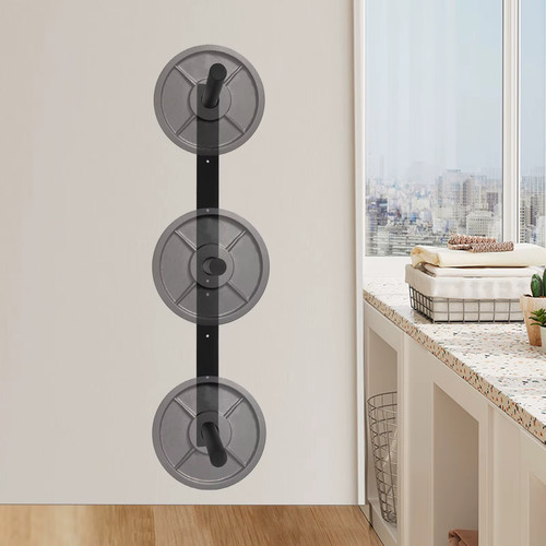 Wall mounted weight plate rack - wall,