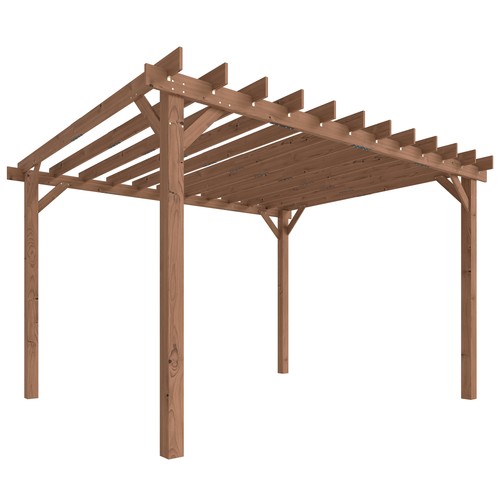 M wooden pergola kit - x,