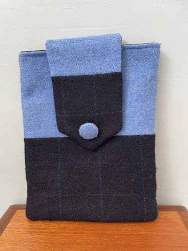 Harris tweed woven wool bag - tweed,