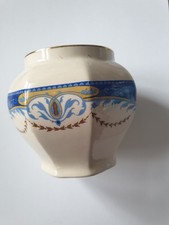 Solian Ware Soho Vintage Pottery Small Pot. Made In England Blue and White