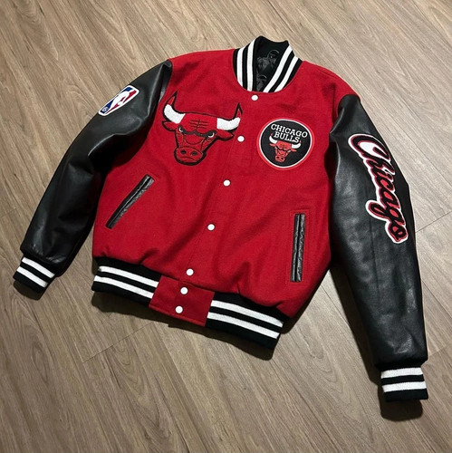 New men wool letterman - wool,