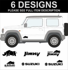Rhino sticker fits Suzuki Jimny Vitara Ignis decal 4x4 off road