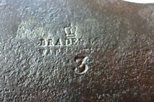 Antique, Vintage Brades Adze No.3 Head, Crown Logo, Collector Unique OV-12