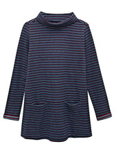SeaSalt Siza 22 Blue Union Mawgan Porth 33in Long Tunic TOP Pockets £59.95