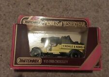 MATCHBOX MODELS OF YESTERYEAR Y-13 1918 CROSSLEY "KOHLE & KOKS"