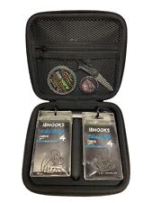 Fishing tackle box Accessories Hooks Swivels Bag Carp Sea Eyed Barbed Barbless