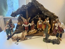 Nativity Scene with Barn and