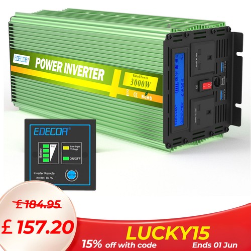 Edecoa inverter 24v 240v - 24v,